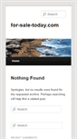 Mobile Screenshot of for-sale-today.com